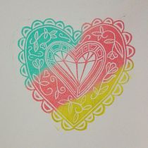 Blonda de corazón y lince ibérico. Arts, Crafts, Fine Arts, and Design project by lupeida - 02.09.2017