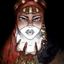 Mi Proyecto del curso: Del dibujo a lápiz a la ilustración digital // GITANA. Projekt z dziedziny Trad, c i jna ilustracja użytkownika Juan Sebastian Contarino - 15.02.2017