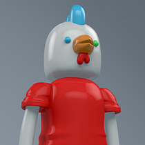 Mi Proyecto del curso: Diseño de personajes en Cinema 4D: del boceto a la impresión 3D. 3D project by Christian Salinas - 03.09.2017
