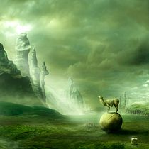Mi Proyecto del curso: Matte Painting: creando mundos fotorrealistas; Del boceto a La Llama. Design, Photograph, Traditional illustration, L, and scape Architecture project by Nacho Arasanz Esteban - 03.07.2017