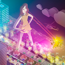 Mi Proyecto del curso: Técnicas avanzadas de ilustración vectorial. Un projet de Art urbain, Beaux Arts, Design , Conception de jeux , Design graphique, Scénographie et Illustration traditionnelle de Rafael Azaña - 03.03.2017