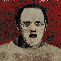 Hannibal Lecter. Traditional illustration project by Pablo Quinteros - 02.03.2017