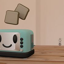 Toasty :v. Character Design project by Ruben Olaguez - 03.27.2017