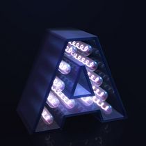 Mi Proyecto del curso: Lettering 3D: modelado y texturizado con Cinema 4D. 3D, Design gráfico, e Lettering projeto de Berta Terrassa Gomar - 03.04.2017
