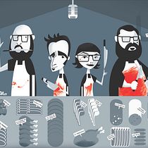 Mi Proyecto del curso: Carne Cruda. Traditional illustration project by Marina - 04.05.2017