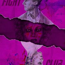 Mi Proyecto del curso: Poster Fight Club. Traditional illustration, and Design project by Alan Varona - 04.24.2017