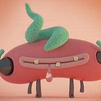 Mi Proyecto del curso: Introducción exprés al 3D: de cero a render con Cinema 4D. Un projet de 3D , et Animation de personnages de Pablo Ballester - 22.04.2017