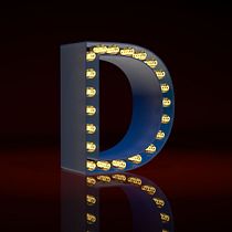 Mi Proyecto del curso: Lettering 3D: modelado y texturizado con Cinema 4D. 3D projeto de David Avila Trivelli - 25.04.2017