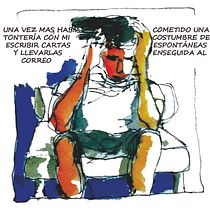 Mi Proyecto del curso: Narrar en viñetas con un boli, TITULO: LA CARTA. Un projet de B , et e dessinée de pedro abad - 01.09.2019