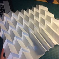 Lámparas de origami.. Fine Arts project by Marisol Ormanns - 05.11.2017