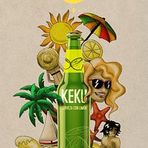 Mi Proyecto del curso: Ilustración exprés con Illustrator y Photoshop. Publicidade projeto de Olalla Garra Crespo - 23.05.2017