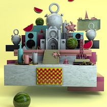 Mi Proyecto del curso: Dirección de Arte con Cinema 4D. 3D, Traditional illustration, Vector Illustration, and Motion Graphics project by Jordi Salvador - 05.24.2017