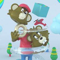 Mi Proyecto del curso: Diseño de personajes en Cinema 4D: del boceto a la impresión 3D. Een project van 3D, Ontwerp van personages y Grafisch ontwerp van Juanchi Sommaruga - 06.06.2017
