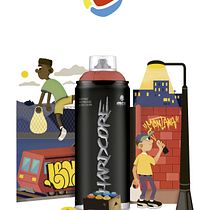 Montana Colors: Hardcore 2. Ilustração vetorial projeto de Carlos Vásquez Jones - 20.06.2017