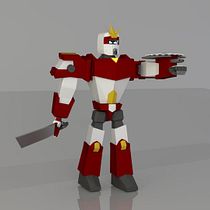 Mi Proyecto del curso: Super Robot. Un progetto di 3D di Daniel Delgado - 29.06.2017