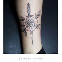 Mi Proyecto del curso: Cómo diseñar un tatuaje. Un projet de Illustration traditionnelle de Quinico Padilla - 07.07.2017