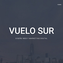Vuelo Sur: Agencia de Diseño Web y Marketing Digital. Projekt z dziedziny Web design i Marketing użytkownika Javier Delestal - 01.07.2017