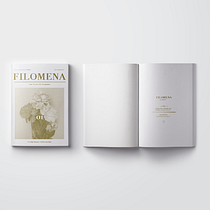 Mi Proyecto del curso: Introducción al Diseño Editorial/ Filomena. Design project by Margarita Ochoa - 07.18.2017