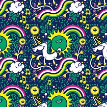 Pattern unicornio Ein Projekt aus dem Bereich Traditionelle Illustration von Marli Ramos - 19.07.2017