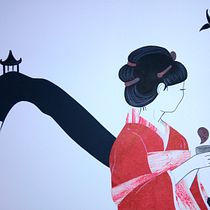 Mi Proyecto del curso: Hua Mulan. Fine Arts, Collage, and Traditional illustration project by Mariló Àlvarez - 07.24.2017