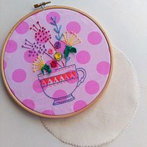 Mi Proyecto del curso: Técnicas básicas de bordado: puntadas, composiciones y gamas cromáticas. Arts, and Crafts project by Noelia Lopez - 07.27.2017