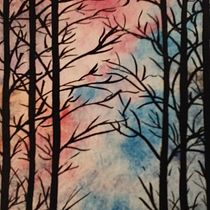 Baño de luna. Painting project by Ana Gloria Casale - 09.06.2017