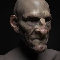 Mi Proyecto del curso: Modelado realista con ZBrush. Un projet de 3D, Beaux Arts , et Sculpture de caskal - 23.08.2017