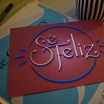 + Sé Feliz + Mi proyecto de Secretos Dorados del Lettering.. Graphic Design, and Lettering project by adelgado2210 - 09.23.2017