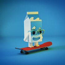 Mi Proyecto del curso: Introducción exprés al 3D: de cero a render con Cinema 4D. Un projet de Animation de personnages de Angel Martinez - 11.11.2017