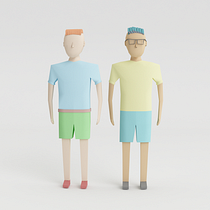 Proyecto Alberto Antón. Een project van 3D y Ontwerp van personages van Alberto Antón Benítez - 08.09.2017