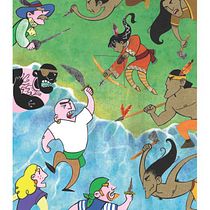 Ilustraciones finales para Peter pan. Children's Illustration project by Ascension Soria Roman - 09.14.2019