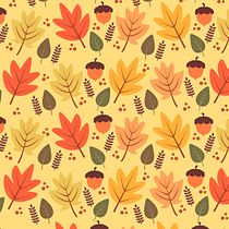 Autumn Pattern | Design analógico y digital Ein Projekt aus dem Bereich Musterdesign, Traditionelle Illustration und Vektorillustration von Michelle Barroeta - 24.09.2017