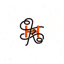 Mi Proyecto del curso: Diseño de monogramas con estilo KAME HAUSU. Design gráfico e Ilustração tradicional projeto de Dario Nuñez - 30.09.2017