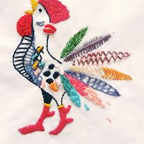 Mi Proyecto del curso: Técnicas de bordado: ilustrando con hilo y aguja. Arts, and Crafts project by Mercedes Rodríguez - 10.02.2017