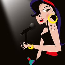 Mi Proyecto del curso: Ilustración de personajes para prensa. Traditional illustration project by Antonella Bertola - 10.19.2017