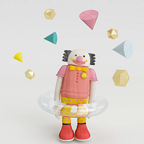 Mi Proyecto del curso: Diseño de personajes en Cinema 4D: del boceto a la impresión 3D. Een project van 3D, Animatie y Karakteranimatie van Lara Sanchez - 01.11.2017