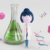 Lucy: Proyecto final . Een project van 3D, Ontwerp van personages y Traditionele illustratie van Moe Zq - 17.09.2017