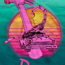 Cartel homenaje Drive. Traditional illustration, and Photo Retouching project by macpa_21 - 11.04.2017