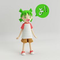 Diseño de personajes en Cinema 4D: Yotsuba!. Een project van 3D van Paula Sánchez Marqués - 09.11.2017