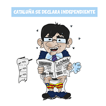 Este es mi proyecto final del curso sobre el humor gráfico con un pequeño resumen ilustrado sobre todo lo que rodea la "independencia" de cataluña, espero que os guste.. Comic project by patricufer - 11.15.2017