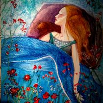 La Bella Durmiente. Traditional illustration project by Marieta Alonso-Collada - 11.16.2017