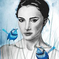 Mi Proyecto del curso: Retrato ilustrado en acuarela: Natalie. Un projet de Beaux Arts de María Belén De Rienzo - 27.11.2017
