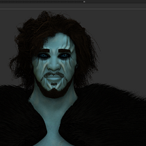 Mi Proyecto del curso: Modelado realista con ZBrush, Jon Snow caminante blanco. Un projet de 3D , et Animation de Isaac Rodriguez Hernandez - 24.11.2017