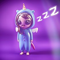 Diseño de personajes en Cinema 4D : Hora de Dormir. 3D, Character Design, and Traditional illustration project by Oswaldo Alberto Olmos Guadarrama - 11.24.2017