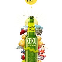 PROYECTO ILUSTRACIÓN CERVEZA KEKU. Design gráfico e Ilustração vetorial projeto de Carlos Vicente Aparici - 27.11.2017