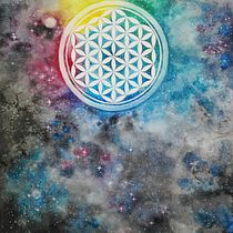 Flor de la Vida y Nebulosa. Un progetto di Design e Illustrazione tradizionale di Olga Gómez Trujillo - 07.12.2017