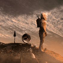 Secretos del fotomontaje y el retoque creativo: Live on Mars. Art Direction, Design, and Photograph project by Fernando A.G. - 12.04.2017
