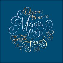 Mi Proyecto del curso: Los secretos dorados del lettering. Design project by Marina CS - 12.08.2017