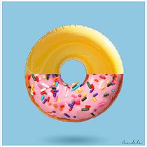 Pop Art Doughnut. Un projet de Design , Photographie et Illustration traditionnelle de candela8 - 12.12.2017