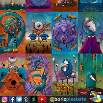 Mi Proyecto del curso: Pinceles y pixeles: introducción a la pintura digital en Photoshop. Projekt z dziedziny Komiks, Design, Trad, c, jna ilustracja i  Malarstwo użytkownika Boris Zarate - 14.12.2017